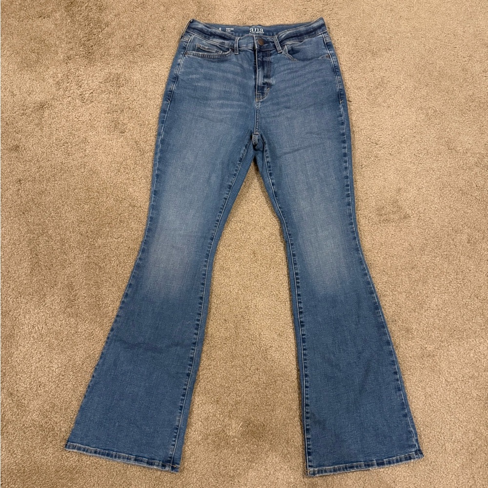 a.n.a Classic Blue Flare Jeans